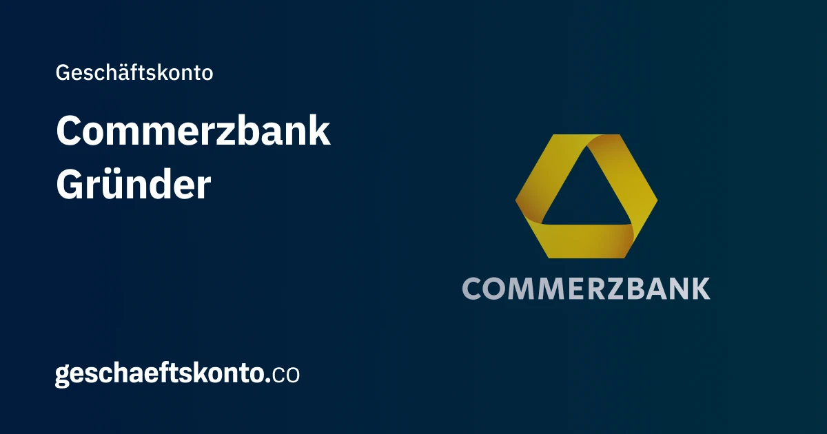 Commerzbank Gründer Konto