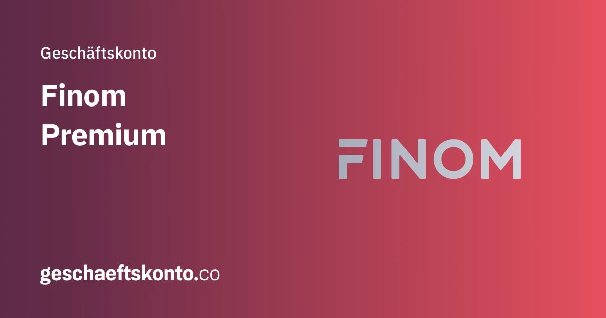 Finom Premium Geschäftskonto