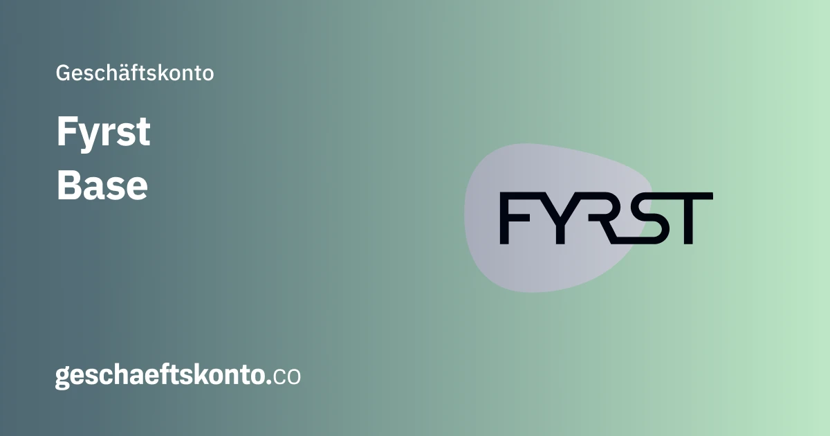 FYRST Base Geschäftskonto
