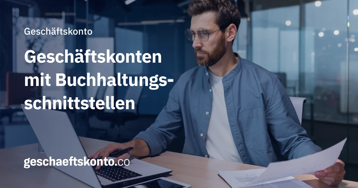 Geschäftskonto mit Datev- und Buchhaltungs-Schnittstellen