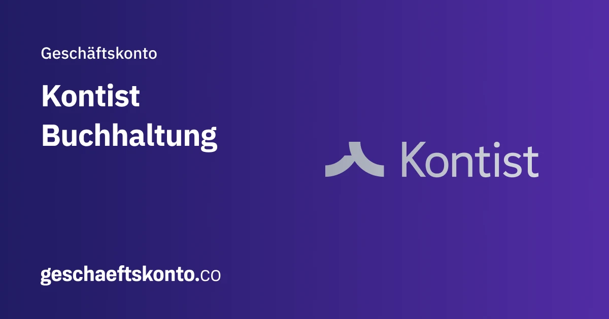 Kontist Buchhaltung Geschäftskonto