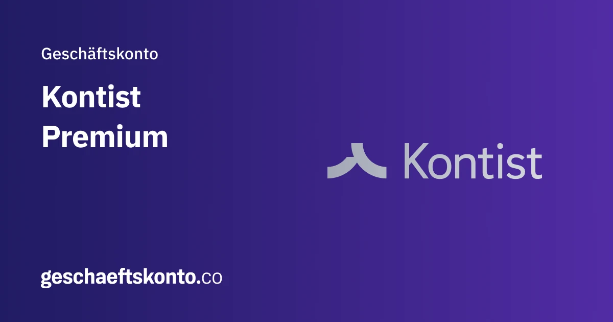 Kontist Premium Geschäftskonto