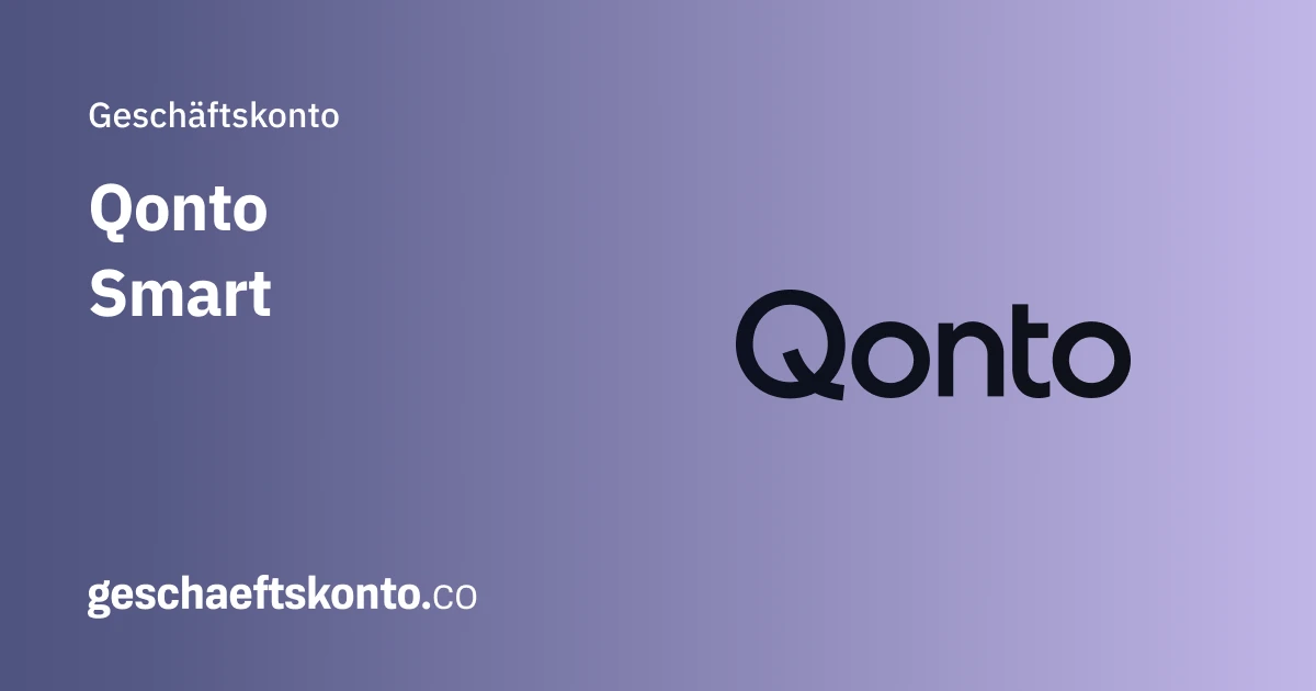 Qonto Smart Geschäftskonto