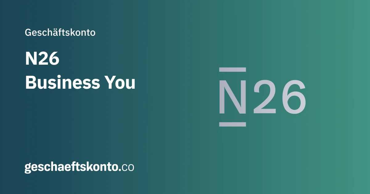 N26 Business You Geschäftskonto