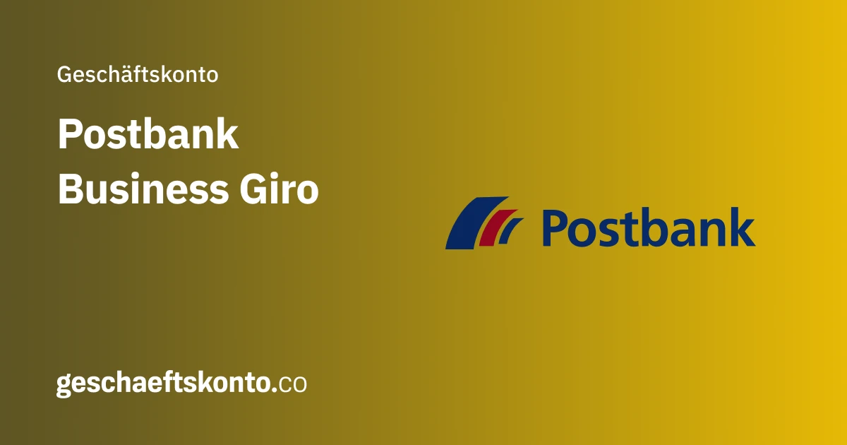 Postbank Business Giro Geschäftskonto
